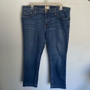 Current/Elliott The Cropped Straight Jeans